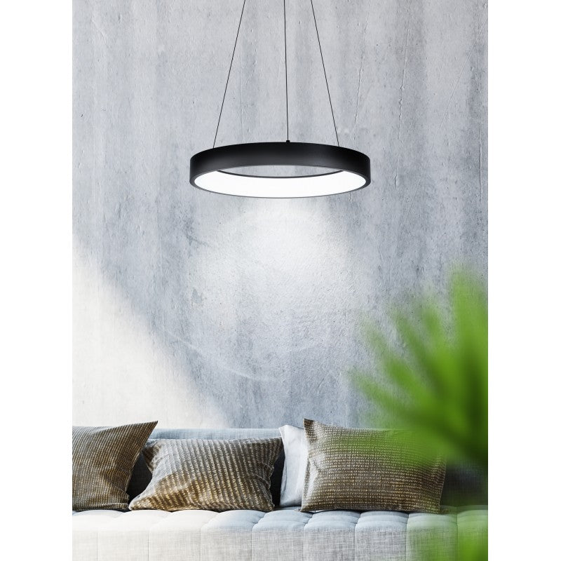 Lámpara LED de techo Rovito-Z, blanco, Ø 50 cm